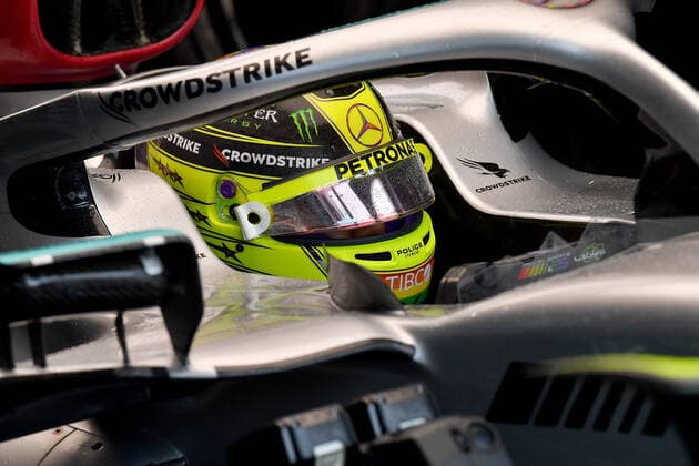 18.06.2022, Circuit Gilles-Villeneuve, Montreal, FORMULA 1 AWS GRAND PRIX DU CANADA 2022 , im Bild Lewis Hamilton (GBR), Mercedes-AMG Petronas Formula One Team (Foto EU-Images) Montreal Circuit Gilles-Villeneuve Quebec Kanada