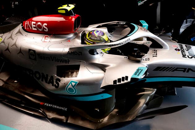 44 Lewis Hamilton (GBR, Mercedes-AMG Petronas F1 Team), F1 Grand Prix of Canada at Circuit Gilles-Villeneuve on June 18, 2022 in Montreal, Canada. (Photo by HOCH ZWEI) Montreal Canada
