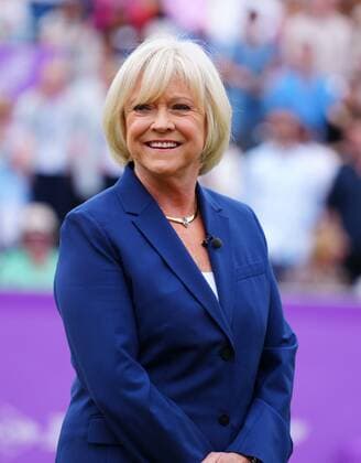 Mandatory Credit: Photo by Javier Garcia Shutterstock (12983323ae) A smiling Sue Barker in her penultimate tournament Cinch Championships, Tennis, Queen s Club, London, UK - 19 Jun 2022 Cinch Championships, Tennis, Queen s Club, London, UK - 19 Jun 2022  Copyright: xJavierxGarcia Shutterstockx 12983323ae