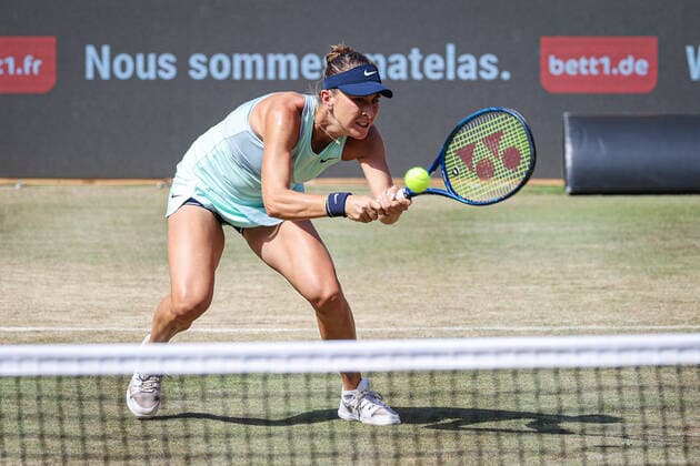 Belinda BENCIC SUI, bett1open WTA, Tennis Damen 500, Berlin, LTTC Rot-Weiß , 19.06.2022, Copyright: xClaudioxGärtnerx