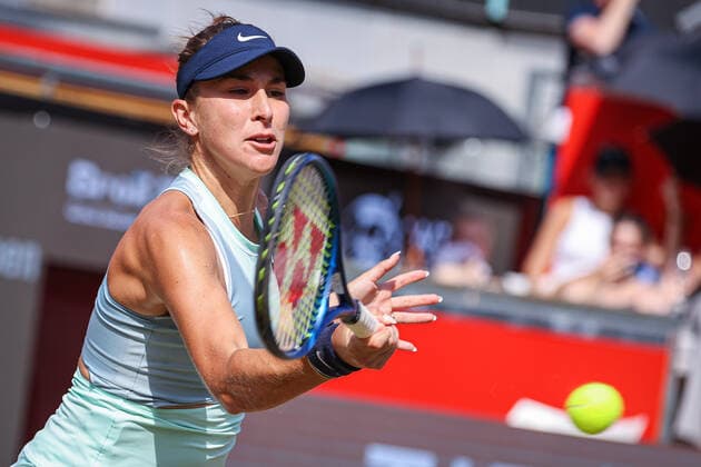 Belinda BENCIC SUI, bett1open WTA, Tennis Damen 500, Berlin, LTTC Rot-Weiß , 19.06.2022, Copyright: xClaudioxGärtnerx