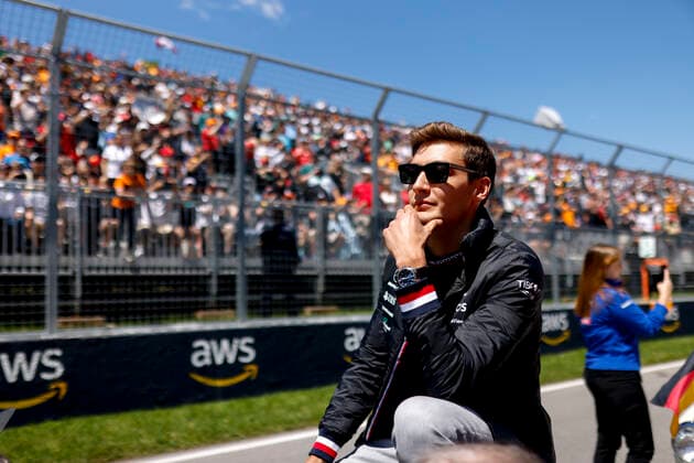 63 George Russell (GBR, Mercedes-AMG Petronas F1 Team), F1 Grand Prix of Canada at Circuit Gilles-Villeneuve on June 19, 2022 in Montreal, Canada. (Photo by HOCH ZWEI) Montreal Canada