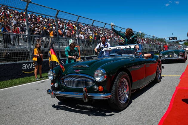 VETTEL Sebastian (ger), Aston Martin F1 Team AMR22, portrait during the Formula 1 AWS Grand Prix du Canada 2022, 9th round of the 2022 FIA Formula One World Championship, WM, Weltmeisterschaft on the Circuit Gilles Villeneuve, from June 17 to 19, 2022 in Montreal, Canada - F1 - CANADIAN GRAND PRIX 2022 - RACE DPPI Panoramic  20220619_GOOD3930