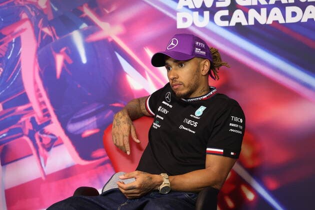 44 Lewis Hamilton (GBR, Mercedes-AMG Petronas F1 Team), F1 Grand Prix of Canada at Circuit Gilles-Villeneuve on June 19, 2022 in Montreal, Canada. (Photo by HOCH ZWEI) Montreal Canada