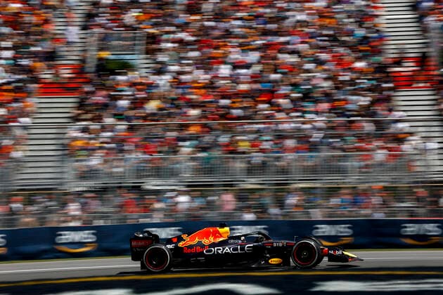 1 Max Verstappen (NLD, Oracle Red Bull Racing), F1 Grand Prix of Canada at Circuit Gilles-Villeneuve on June 19, 2022 in Montreal, Canada. (Photo by HOCH ZWEI) Montreal Canada