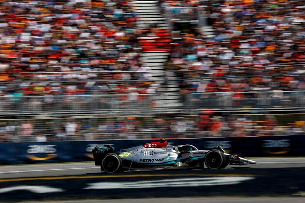 44 Lewis Hamilton (GBR, Mercedes-AMG Petronas F1 Team), F1 Grand Prix of Canada at Circuit Gilles-Villeneuve on June 19, 2022 in Montreal, Canada. (Photo by HOCH ZWEI) Montreal Canada