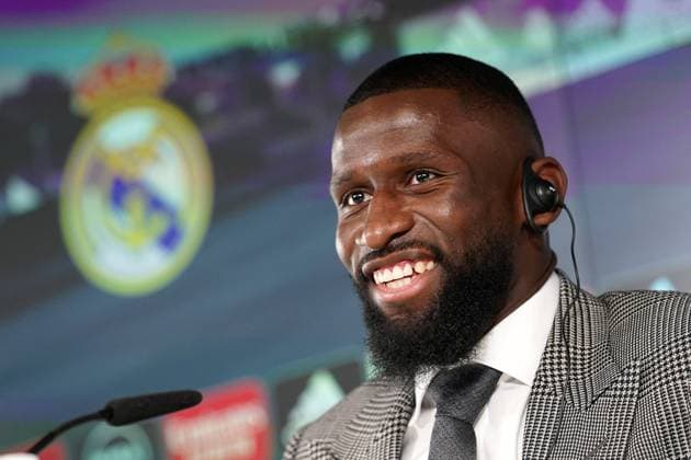 Sport Themen der Woche KW25 Sport Bilder des Tages Real Madrid s new player Antonio Rudiger during his official presentation. June 20, 2022. (2022062076)