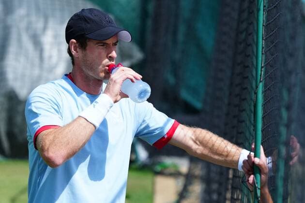 Mandatory Credit: Photo by Javier Garcia Shutterstock (12994278a) Andy Murray training Wimbledon Tennis Championship Practice and Previews, The All England Lawn Tennis and Croquet Club, London, UK - 21 Jun 2022 Wimbledon Tennis Championship Practice and Previews, The All England Lawn Tennis and Croquet Club, London, UK - 21 Jun 2022  Copyright: xJavierxGarcia Shutterstockx 12994278a