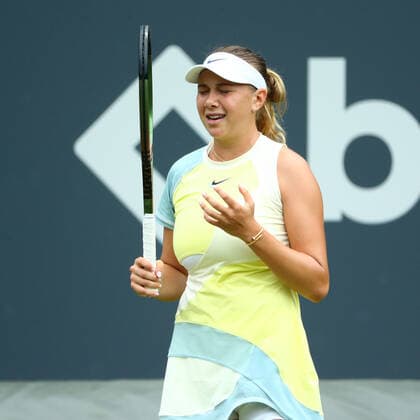 Amanda Anisimova schaut enttaeuscht Bad Homburg Open, Tennis 21.06.2022 Bad Homburg Open, Tennis 21.06.2022 Bad Homburg Copyright: xEibner-Pressefotox EP_RWS
