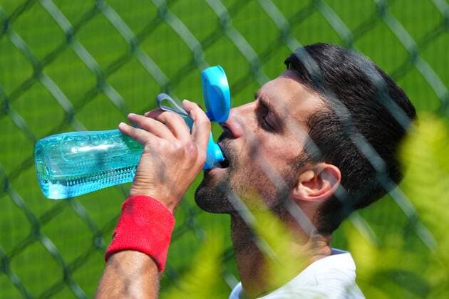 Mandatory Credit: Photo by Javier Garcia Shutterstock (12994278ef) Novak Djokovic Wimbledon Tennis Championship Practice and Previews, The All England Lawn Tennis and Croquet Club, London, UK - 21 Jun 2022 Wimbledon Tennis Championship Practice and Previews, The All England Lawn Tennis and Croquet Club, London, UK - 21 Jun 2022  Copyright: xJavierxGarcia Shutterstockx 12994278ef