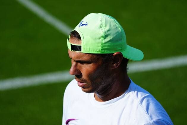 Mandatory Credit: Photo by Javier Garcia Shutterstock (12994278kf) Rafael Nadal during practice Wimbledon Tennis Championship Practice and Previews, The All England Lawn Tennis and Croquet Club, London, UK - 21 Jun 2022 Wimbledon Tennis Championship Practice and Previews, The All England Lawn Tennis and Croquet Club, London, UK - 21 Jun 2022  Copyright: xJavierxGarcia Shutterstockx 12994278kf