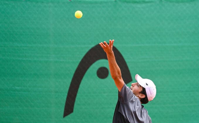 22.06.2022, xpsx, Tennis ITF-Turnier beim TC Bruchköbel, v.l. Taym Al Azmeh (GER) Bruchköbel Hessen Deutschland (DEU)