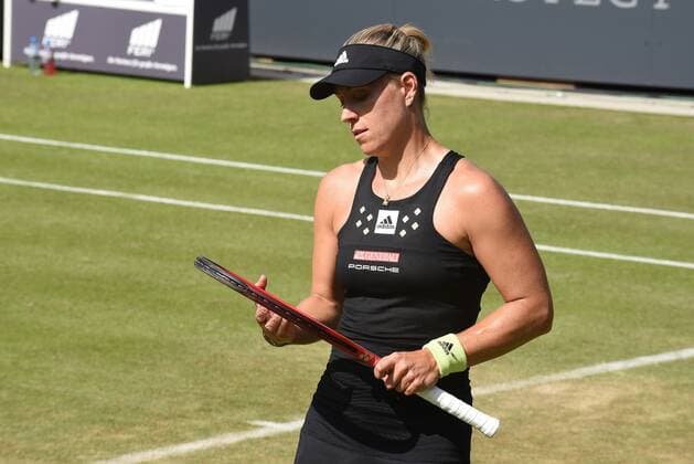 22.06.2022 Bad Homburg vor der Höhe, Kurpark, Tennis WTA, Tennis Damen 250 Bad Homburg Open Achtelfinale Lucia Bronzetti gegen Angelique Kerber Bild zeigt: Angelique Kerber emspor, DFL regulations prohibit any use of photographs as image sequences and or quasi-video