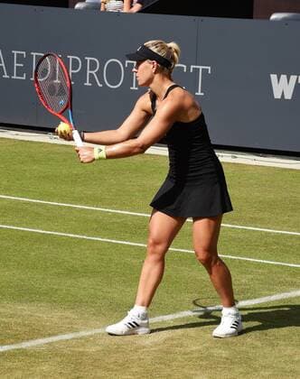 22.06.2022 Bad Homburg vor der Höhe, Kurpark, Tennis WTA, Tennis Damen 250 Bad Homburg Open Achtelfinale Lucia Bronzetti gegen Angelique Kerber Bild zeigt: Angelique Kerber emspor, DFL regulations prohibit any use of photographs as image sequences and or quasi-video