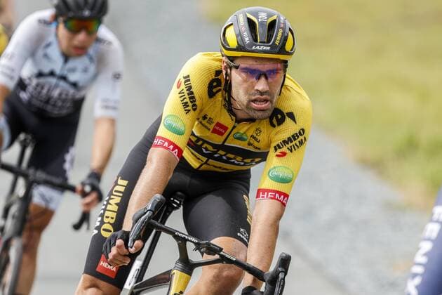 EMMEN - Cyclist Tom Dumoulin in action during the National Cycling Championships in Drenthe. ANP BAS CZERWINSKIA xVIxANPxSportx xxANPxIVx