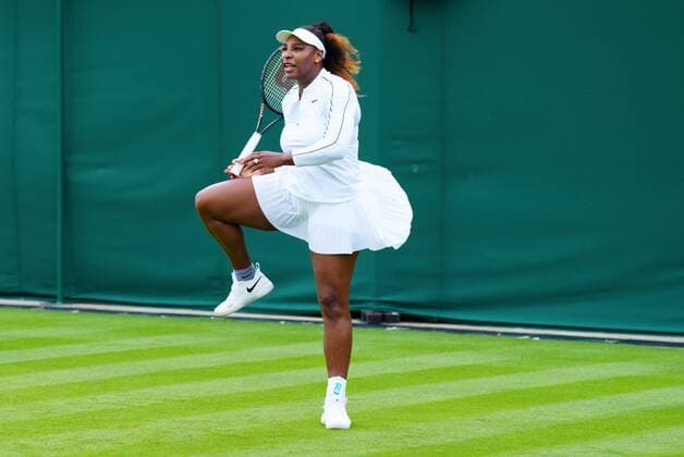 Mandatory Credit: Photo by Javier Garcia Shutterstock (12999923d) Serena Williams practices Wimbledon Saturday Practice, Wimbledon, London, UK - 25 Jun 2022 Wimbledon Saturday Practice, Wimbledon, London, UK - 25 Jun 2022  Copyright: xJavierxGarcia Shutterstockx 12999923d