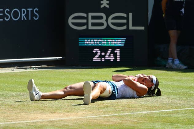 Caroline Garcia freut sich ueber ihren Turniersieg in Bad Homburg Bad Homburg Open, Tennis 25.06.2022 Bad Homburg Open, Tennis 25.06.2022 Bad Homburg Copyright: xEibner-Pressefotox EP_RWS