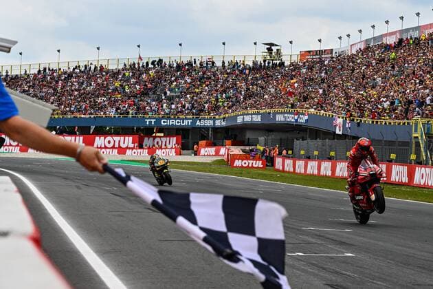 Sport Themen der Woche KW25 Sport Bilder des Tages Races of MotoGP Motul TT Grand Prix of Holland at Assen Circuit. June 26, 2022 In picture: Francesco Bagnaia Carreras del Gran Premio Motul TT de MotoGP de Holanda en el Circuito de Assen. 26 de Junio de 2022 POOL MotoGP.com Cordon Press Images will be for editorial use only. Mandatory credit: MotoGP.com Cordon Press *** Races of MotoGP Motul TT Grand Prix of Holland at Assen Circuit June 26, 2022 In picture Francesco Bagnaia Races of MotoGP Motul TT Grand Prix of Holland at Assen Circuit June 26, 2022 POOL MotoGP com Cordon Press Images will be for editorial use only Mandatory credit MotoGP com Cordon Press 