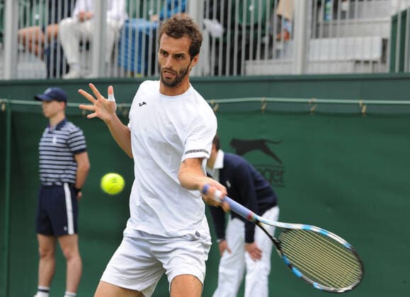 Tennis - 2022 Wimbledon Championships - Week One - Day One (Monday) - All England Lawn Tennis Club, Wimbledon - Monday 27th June 2022 Casper Ruud v Albert Ramos - Vinolas. Casper Ruud 
