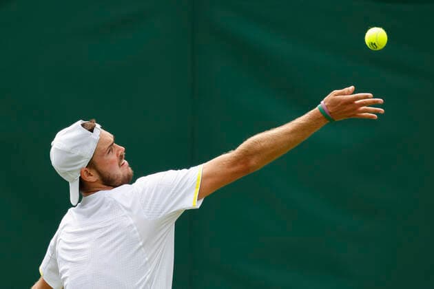Maximilian Marterer(GER) Tennis - Wimbledon 2022 - Grand Slam ITF ATP, Tennis Herren WTA, Tennis Damen - AELTC - London - - Great Britain - 27 June 2022. Copyright: xJuergenxHasenkopfx
