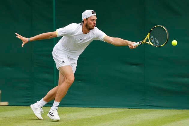 Maximilian Marterer(GER) Tennis - Wimbledon 2022 - Grand Slam ITF ATP, Tennis Herren WTA, Tennis Damen - AELTC - London - - Great Britain - 27 June 2022. Copyright: xJuergenxHasenkopfx