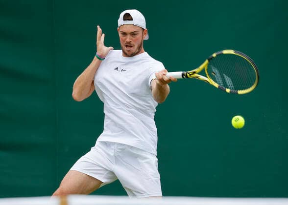 Maximilian Marterer(GER) Tennis - Wimbledon 2022 - Grand Slam ITF ATP, Tennis Herren WTA, Tennis Damen - AELTC - London - - Great Britain - 27 June 2022. Copyright: xJuergenxHasenkopfx