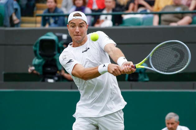 Jan-Lennard Struff (GER) Tennis - Wimbledon 2022 - Grand Slam ITF ATP, Tennis Herren WTA, Tennis Damen - AELTC - London - - Great Britain - 27 June 2022. Copyright: xJuergenxHasenkopfx