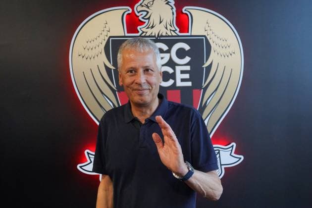 Lucien Favre (entraineur de l™OGC Nice) FOOTBALL : Lucien Favre nouvel entraineur de l™OGC Nice - ConfÃ rence de presse - Nice - 27 06 2022 NorbertScanella Panoramic 
