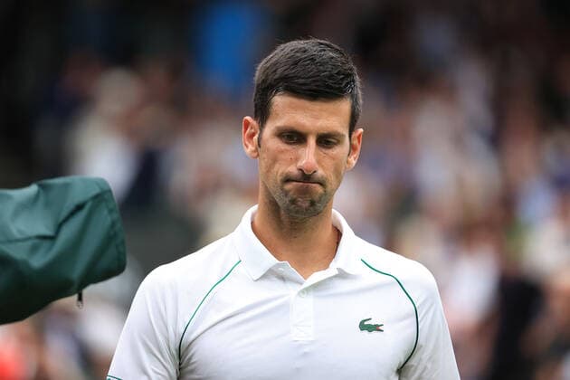 Tennis - Wimbledon (Day 1) 27th June 2022 - Tennis - Wimbledon (Day 1) - Novak Djokovic (SRB) - Photo: Simon Stacpoole Offside. London UK Copyright: xSimonxStacpoolexOffside