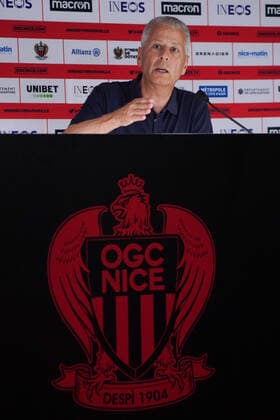 Lucien Favre (entraineur de l™OGC Nice) FOOTBALL : Lucien Favre nouvel entraineur de l™OGC Nice - ConfÃ rence de presse - Nice - 27 06 2022 NorbertScanella Panoramic 