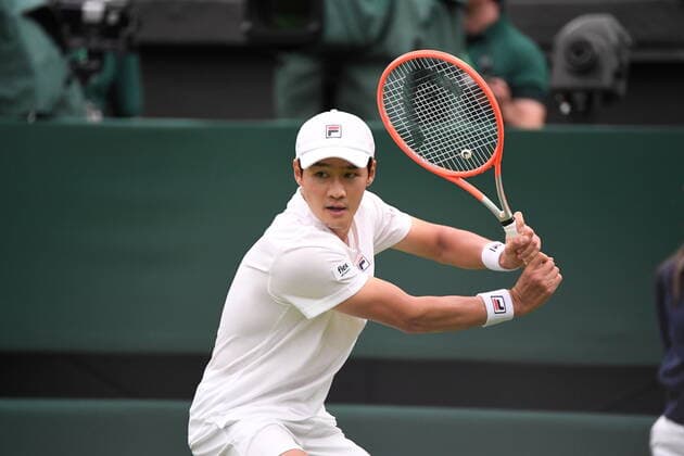 Tennis - Wimbledon 2022 - Kwon Soon Woo - Coree du sud TENNIS : Wimbledon 2022 - England - 27 06 2022 ChrysleneCaillaud Panoramic 
