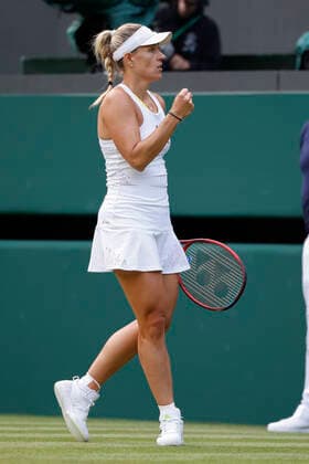 Angelique Kerber Tennis - Wimbledon 2022 - Grand Slam ITF ATP, Tennis Herren WTA, Tennis Damen - AELTC - London - - Great Britain - 27 June 2022. Copyright: xJuergenxHasenkopfx