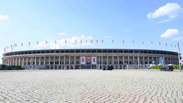 Olympischer Platz Aussenansicht waehrend der Finals 2022, Olympiastadion Berlin, 26.06.2022, Berlin, Olympischer Platz Ausseansicht waehrend der Finals 2022, Olympiastadion Berlin, 26.06.2022, Berlin Copyright: xEibner-Pressefoto UwexKochx EP_UKH