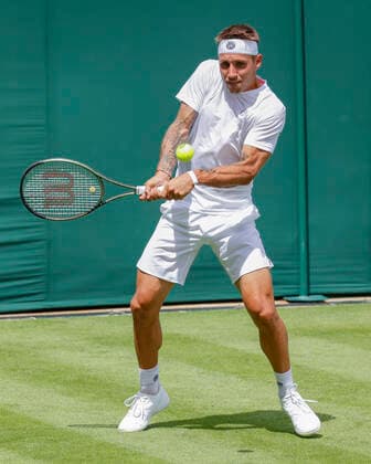 Alex Molcan (SVK) Tennis - Wimbledon 2022 - Grand Slam ITF ATP, Tennis Herren WTA, Tennis Damen - AELTC - London - - Great Britain - 28 June 2022. Copyright: xJuergenxHasenkopfx