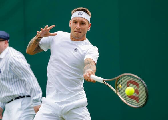 Alex Molcan (SVK) Tennis - Wimbledon 2022 - Grand Slam ITF ATP, Tennis Herren WTA, Tennis Damen - AELTC - London - - Great Britain - 28 June 2022. Copyright: xJuergenxHasenkopfx