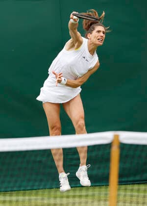 Andrea Petkovic Tennis - Wimbledon 2022 - Grand Slam ITF ATP, Tennis Herren WTA, Tennis Damen - AELTC - London - - Great Britain - 28 June 2022. Copyright: xJuergenxHasenkopfx