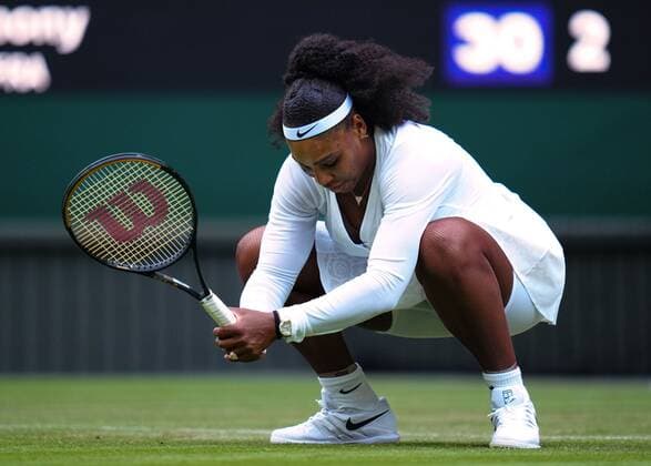 Mandatory Credit: Photo by Javier Garcia Shutterstock (13002021kt) Serena Williams during her first round match Wimbledon Tennis Championships, Day 2, The All England Lawn Tennis and Croquet Club, London, UK - 28 Jun 2022 Wimbledon Tennis Championships, Day 2, The All England Lawn Tennis and Croquet Club, London, UK - 28 Jun 2022  Copyright: xJavierxGarcia Shutterstockx 13002021kt