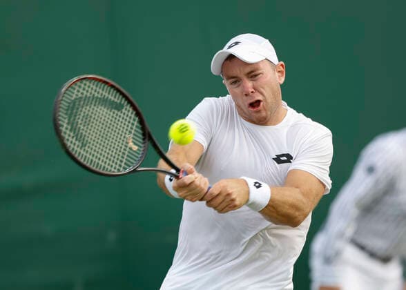 Dominik Koepfer Tennis - Wimbledon 2022 - Grand Slam ITF ATP, Tennis Herren WTA, Tennis Damen - AELTC - London - - Great Britain - 28 June 2022. Copyright: xJuergenxHasenkopfx