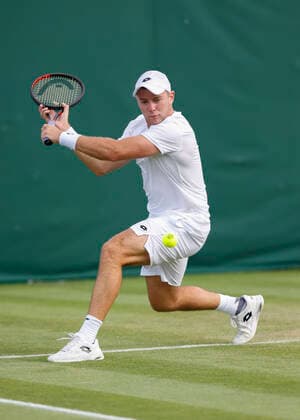 Dominik Koepfer Tennis - Wimbledon 2022 - Grand Slam ITF ATP, Tennis Herren WTA, Tennis Damen - AELTC - London - - Great Britain - 28 June 2022. Copyright: xJuergenxHasenkopfx