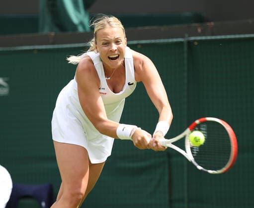 TENNIS - Wimbledon 2022 LONDON,ENGLAND,29.JUN.22 - TENNIS - WTA, Tennis Damen Tour, Wimbledon, Grand Slam. Image shows Anett Kontaveit (EST).  GEPAxpictures xAlanxGrieves