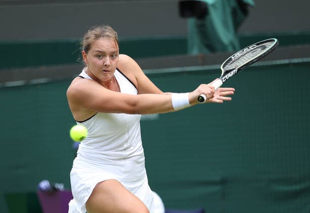 TENNIS - Wimbledon 2022 LONDON,ENGLAND,29.JUN.22 - TENNIS - WTA, Tennis Damen Tour, Wimbledon, Grand Slam. Image shows Jule Niemeier (GER).  GEPAxpictures xAlanxGrieves