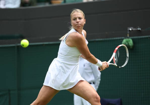 TENNIS - Wimbledon 2022 LONDON,ENGLAND,29.JUN.22 - TENNIS - WTA, Tennis Damen Tour, Wimbledon, Grand Slam. Image shows Anett Kontaveit (EST).  GEPAxpictures xAlanxGrieves