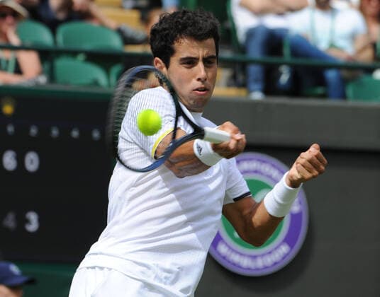 Tennis - 2022 Wimbledon Championships - Week One - Day Two (Wednesday) - All England Lawn Tennis Club, Wimbledon - Wednesday 29th June 2022 Cameron Norrie v Jaume Munar Jaume Munar 