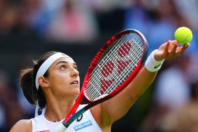 Mandatory Credit: Photo by Javier Garcia Shutterstock (13008249di) Caroline Garcia during her second round match Wimbledon Tennis Championships, Day 3, The All England Lawn Tennis and Croquet Club, London, UK - 29 Jun 2022 Wimbledon Tennis Championships, Day 3, The All England Lawn Tennis and Croquet Club, London, UK - 29 Jun 2022  Copyright: xJavierxGarcia Shutterstockx 13008249di