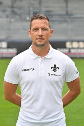 29.06.2022, xfux, Fussball 2.Bundesliga, SV Darmstadt 98 Fototermin Porträttermin 2022 23 xptt, emonline, emspor, v.l. Teammanager Michael Stegmayer, SV Darmstadt 98, 2.BL, Porträttermin 2022 2023 (DFL DFB REGULATIONS PROHIBIT ANY USE OF PHOTOGRAPHS as IMAGE SEQUENCES and or QUASI-VIDEO) Darmstadt