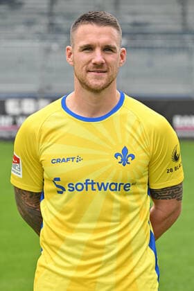 29.06.2022, xfux, Fussball 2.Bundesliga, SV Darmstadt 98 Fototermin Porträttermin 2022 23 xptt, emonline, emspor, v.l. Marcel Schuhen, SV Darmstadt 98, 2.BL, Porträttermin 2022 2023 (DFL DFB REGULATIONS PROHIBIT ANY USE OF PHOTOGRAPHS as IMAGE SEQUENCES and or QUASI-VIDEO) Darmstadt