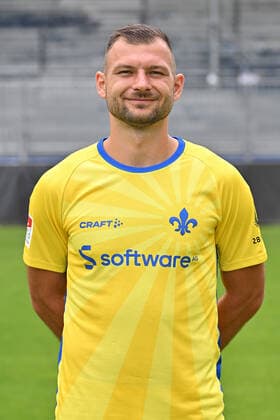 29.06.2022, xfux, Fussball 2.Bundesliga, SV Darmstadt 98 Fototermin Porträttermin 2022 23 xptt, emonline, emspor, v.l. Steve Kroll, SV Darmstadt 98, 2.BL, Porträttermin 2022 2023 (DFL DFB REGULATIONS PROHIBIT ANY USE OF PHOTOGRAPHS as IMAGE SEQUENCES and or QUASI-VIDEO) Darmstadt