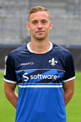 29.06.2022, xfux, Fussball 2.Bundesliga, SV Darmstadt 98 Fototermin Porträttermin 2022 23 xptt, emonline, emspor, v.l. Jannik Mueller Müller, SV Darmstadt 98, 2.BL, Porträttermin 2022 2023 (DFL DFB REGULATIONS PROHIBIT ANY USE OF PHOTOGRAPHS as IMAGE SEQUENCES and or QUASI-VIDEO) Darmstadt