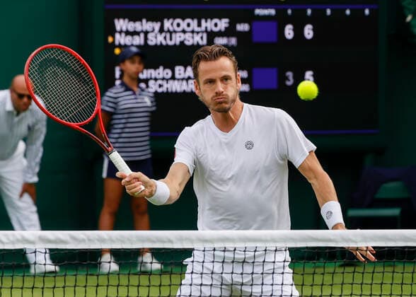 Wesley Koolhof und Neal Skupski (GBR) Herren Doppel Tennis - Wimbledon 2022 - Grand Slam ITF ATP, Tennis Herren WTA, Tennis Damen - AELTC - London - - Great Britain - 29 June 2022. Copyright: xJuergenxHasenkopfx