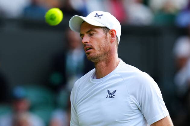 Mandatory Credit: Photo by Javier Garcia Shutterstock (13008249hj) Andy Murray during his second round match Wimbledon Tennis Championships, Day 3, The All England Lawn Tennis and Croquet Club, London, UK - 29 Jun 2022 Wimbledon Tennis Championships, Day 3, The All England Lawn Tennis and Croquet Club, London, UK - 29 Jun 2022  Copyright: xJavierxGarcia Shutterstockx 13008249hj